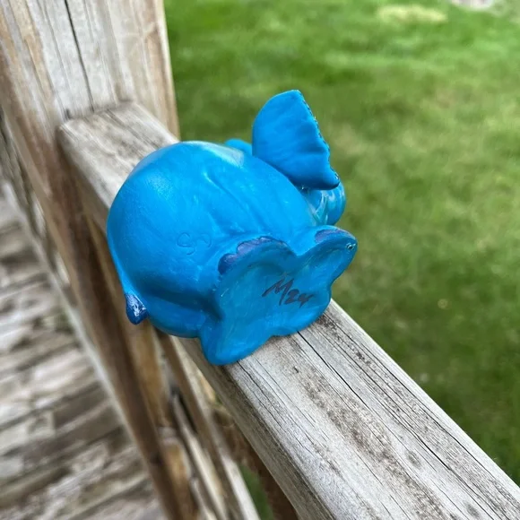 Gothic Cutie Precious Moments Handpainted Repaint “Ella Funt” Elephant - Picture 4 of 5